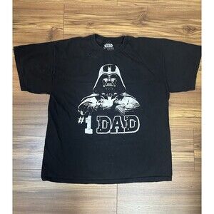 Star Wars Darth Vader #1 Dad Graphic T Shirt XL Black Movie Character